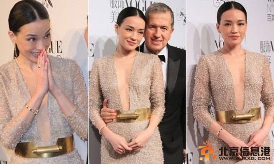 舒淇性感深v到肚脐美爆了 网友喷鼻血大赞“红毯女神”[图]