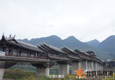 亚洲第一风雨廊桥失火被烧毁
