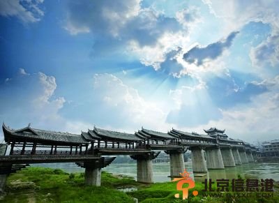 重庆“亚洲第一”廊桥昔日风光图/IC