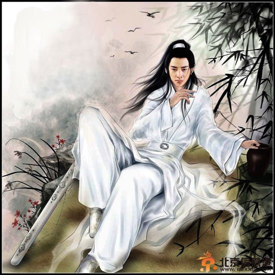 罗晋造型图。