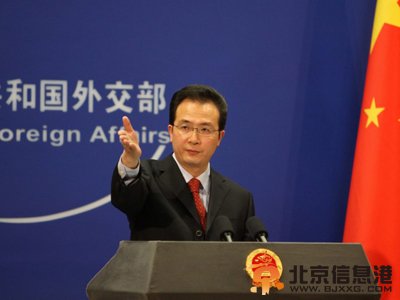 外交部发言人洪磊(资料图)