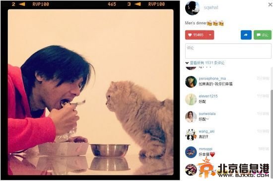 赤裸裸秀恩爱！冯德伦被舒淇爱猫抓发飙(图) 