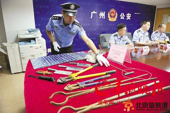 盗抢犬只团伙使用的作案工具