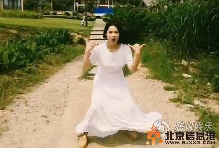 张馨予微博po爆笑舞蹈 女神一秒变女神经(图)