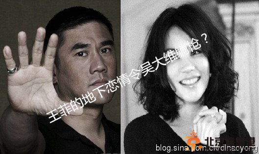 王菲绯闻男友遭人肉 地下恋W姓男星被指黄金单身汉吴大维