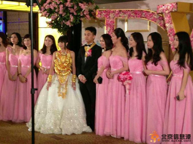 广东中山再现豪华婚礼 黄金新娘子土豪排场背景大揭秘【组图】