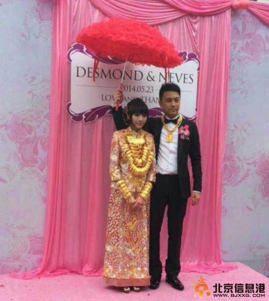 广东中山再现豪华婚礼 黄金新娘子土豪排场背景大揭秘【组图】