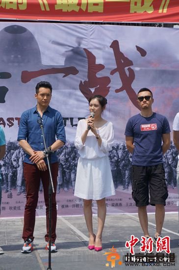 秋瓷炫（中）。罗攀摄