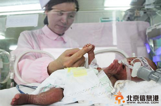 湖北最轻早产儿成活 出生时仅有圆珠笔大小（图）