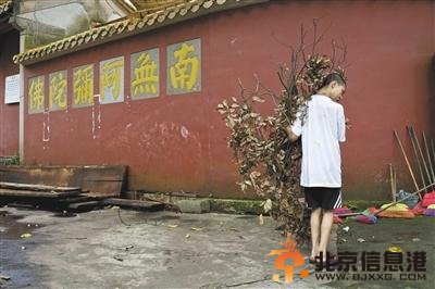 广东一寺庙住持收养20余孤儿 最大者已19岁