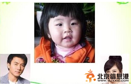 刘恺威杨幂女儿小糯米合成照曝光被称惊人神似