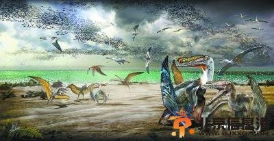 天山现哈密翼龙化石 哈密翼龙家族因突发风暴覆灭