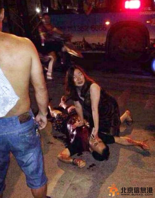 柳州闹市两人发生口角1人被捅死血流成河 意气用事不妨退一步海阔天空