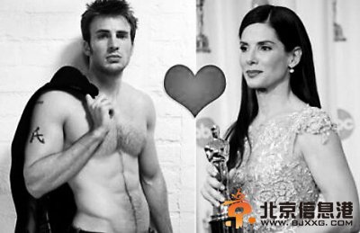 好莱坞女星布洛克与“美国队长”热恋（图）