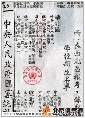 西南交大为抢生源 晒61年前学霸女神录取通知书