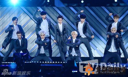 第20届韩国梦想演唱会现场高清大图 少女时代EXO登台献唱