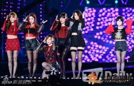 第20届韩国梦想演唱会现场高清大图 少女时代EXO登台献唱