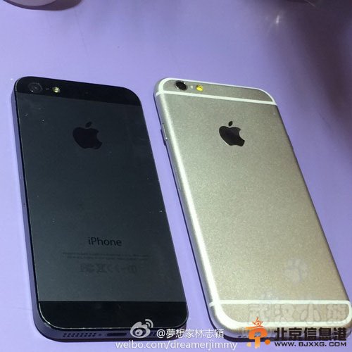 林志颖晒iPhone6：5.5英寸屏 配指纹识别功能