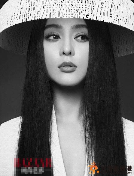 范冰冰化身蒙娜丽莎 黑发如瀑演绎冷魅东方美人（组图）