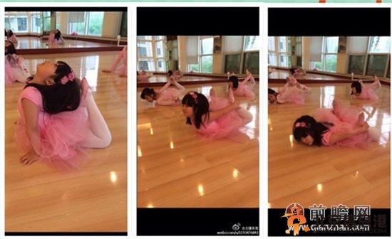王诗龄Angela曝练舞照 网友惊呼小胖子成功了