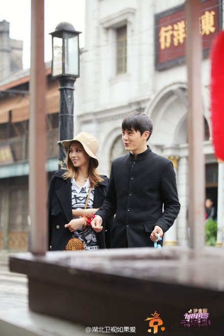 《如果爱》减肥夫妇孙坚missA霏高清剧照 孙坚missA霏约会高清大图