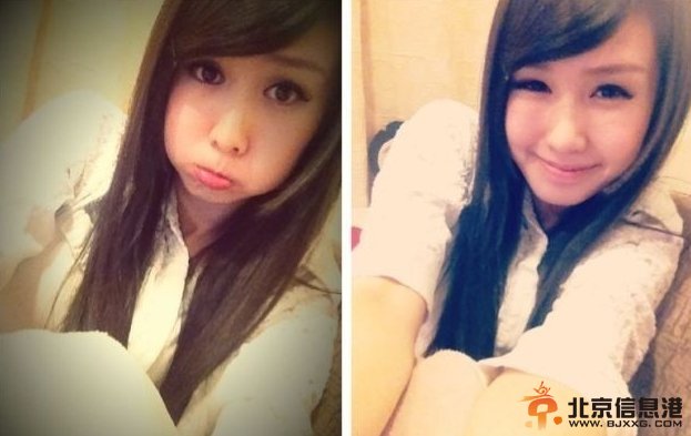 柯震东绯闻女友私照曝光 大眼清纯可爱