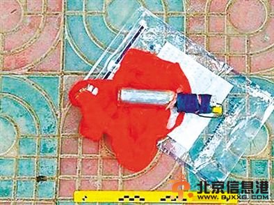 自制的爆炸装置。