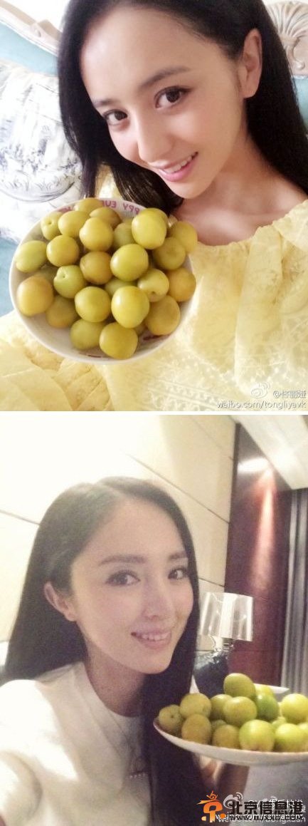 佟丽娅董璇撞脸 网友惊呼佟丽娅董璇傻傻分不清楚