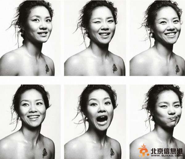 组图：中国一姐李娜为公益晒半裸照 代言粉红丝带关爱乳房健康