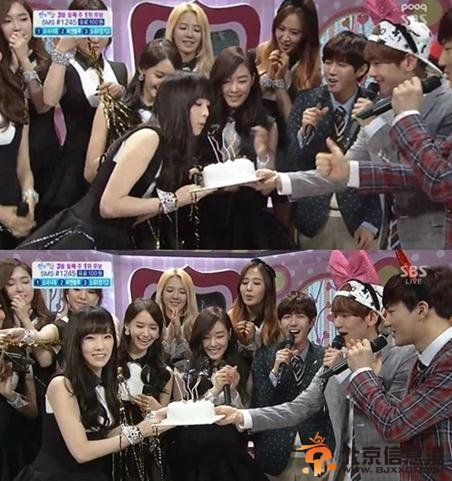 金泰妍边伯贤恋情细节再曝光 伯贤为泰妍甜蜜庆祝生日