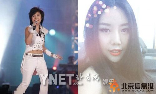 纪敏佳整容今昔对比照 颧骨磨平变锥脸女神(图)