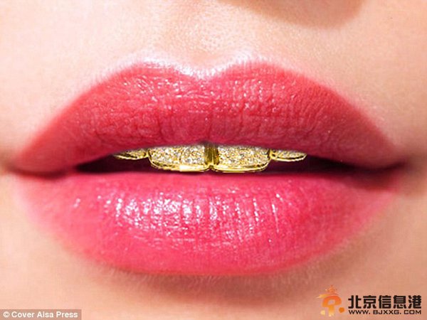 土豪时尚：迪拜推出镶钻石金牙 由纯金和156颗钻石制成【组图】