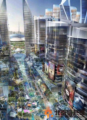 迪拜欲建世界第一温控城市 整个城区被玻璃罩覆盖