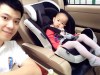 黄奕现任老公黄毅清与女儿(资料图)