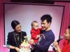 黄奕与现任老公黄毅清及女儿(资料图)