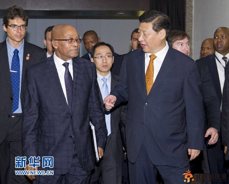 习近平会见南非总统祖马 