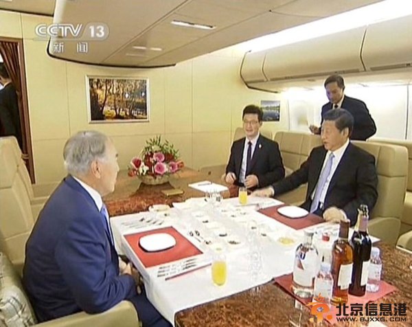 习近平专机内部照片曝光