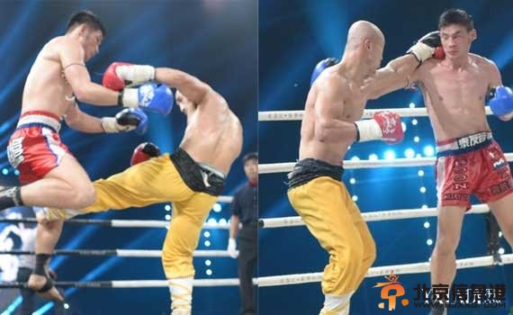 一龙铁腿踢飞泰拳王