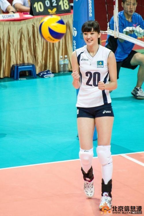 哈萨克女排美少女腿长1米2 素颜照曝光“天使”落入凡间【图】 