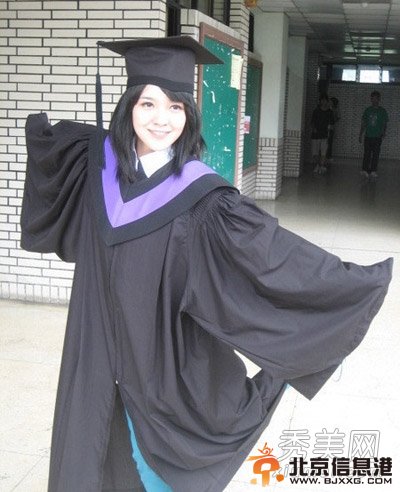 郭采洁大学毕业照小清新迷死人 女星毕业照造型大PK