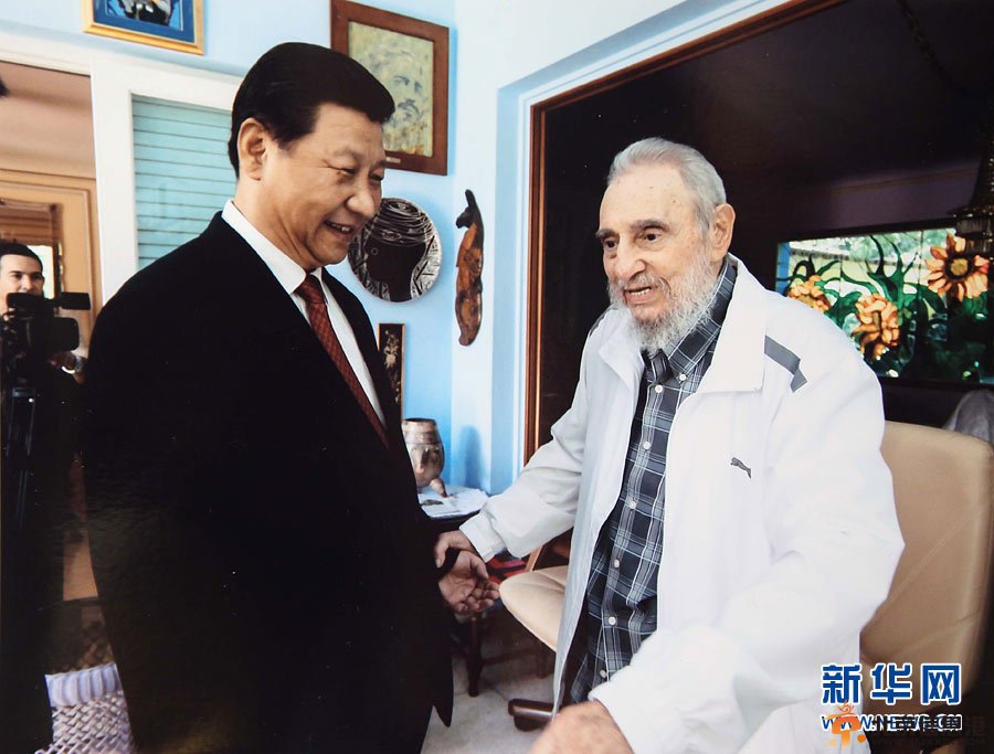 习近平探望卡斯特罗 卡斯特罗：古巴的革命领袖【图】