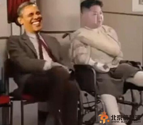 金三胖版小苹果mv：奥巴马飞踹安倍晋三 与金正恩掐架