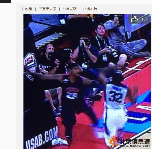 美国男篮对抗赛保罗乔治受伤 小腿90°掰折严重扭曲【图】