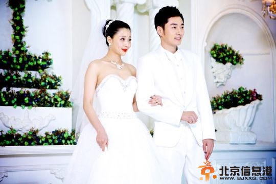 假如幸福来临罗成与叶百合唯美结婚照