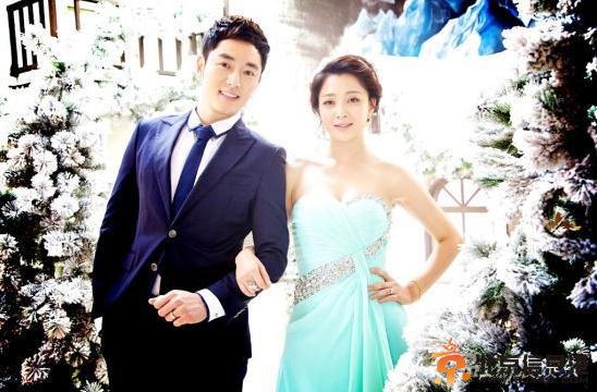 假如幸福来临罗成与叶百合唯美结婚照