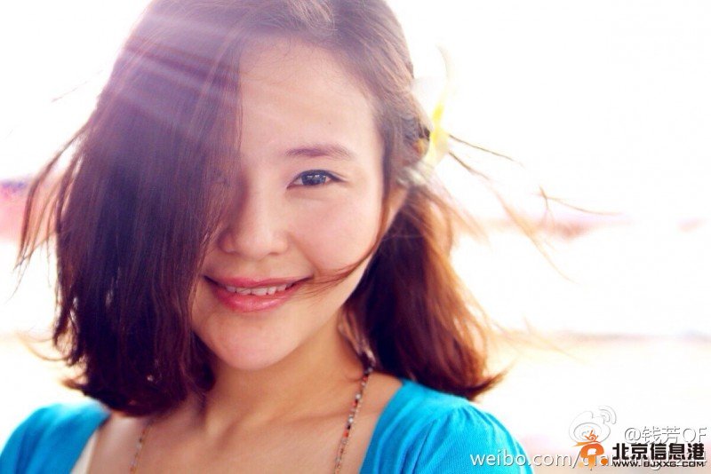 钱芳素颜照 钱芳自拍照 钱芳生活照