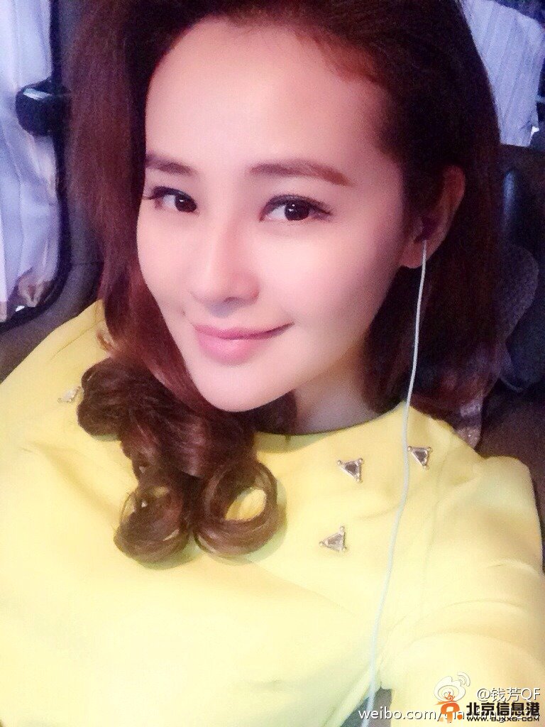钱芳素颜照 钱芳自拍照 钱芳生活照