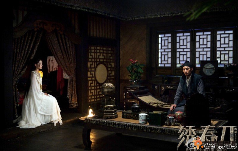 绣春刀刘诗诗造型高清剧照 白色睡衣