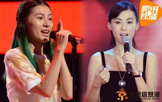 中国好声音王凯琪撞脸张柏芝 小张柏芝王凯琪背后的故事