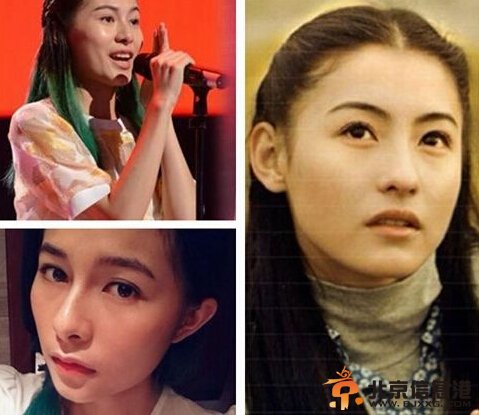 中国好声音王凯琪撞脸张柏芝 小张柏芝王凯琪背后的<a href='http://www.bjxxg.cn/beijing/gushi/' target='_blank'><u>故事</u></a>